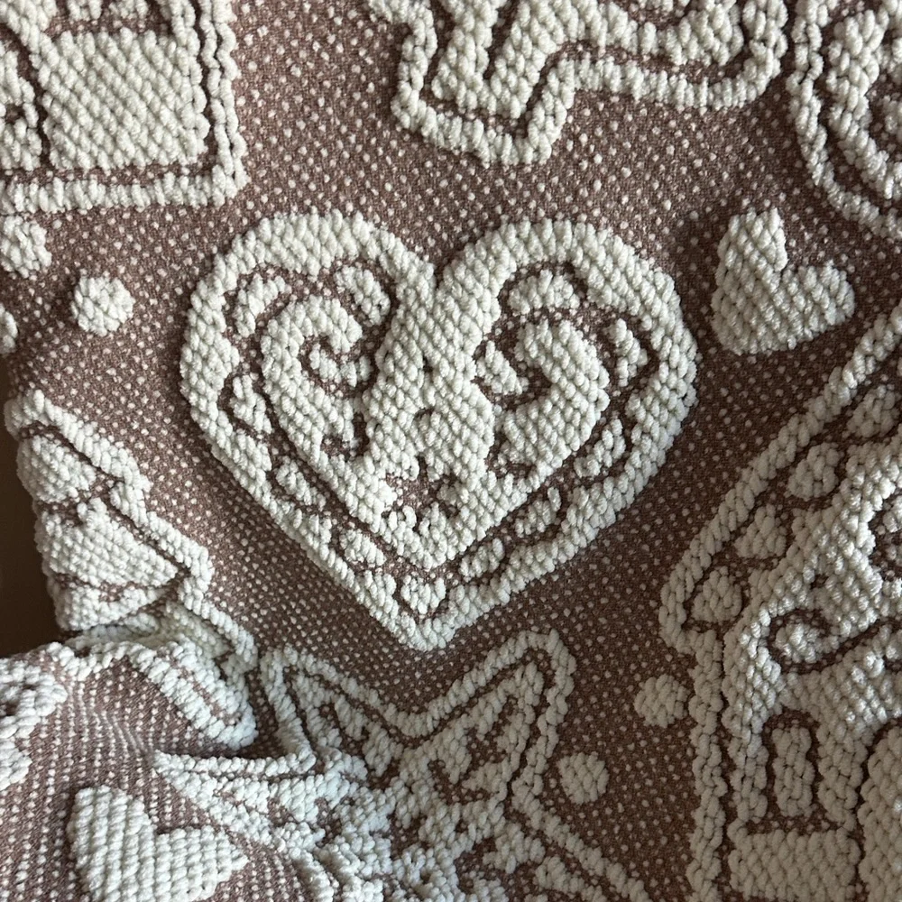 Cupcakes & Cashmere Holiday Christmas Throw Chenille Gingerbread Reindeer NEW!